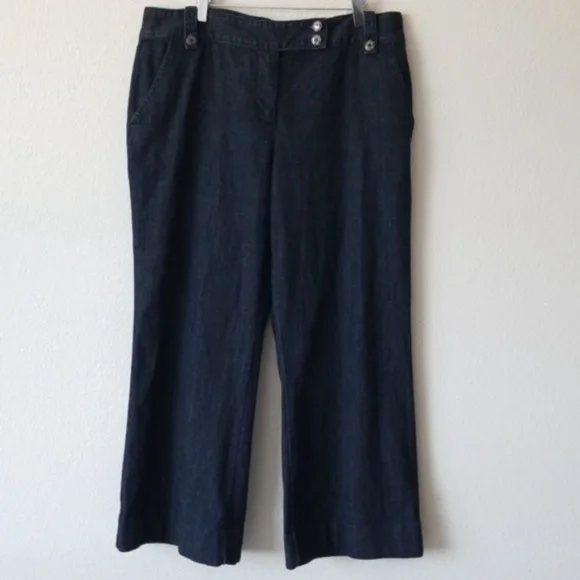 {Talbots} Women's Petites Dark Blue Jeans - Picture 2 of 8